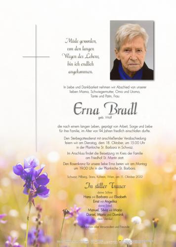 Parte von Erna Bradl