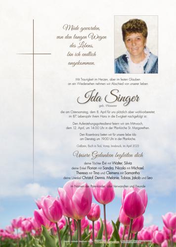 Parte von Ida Singer