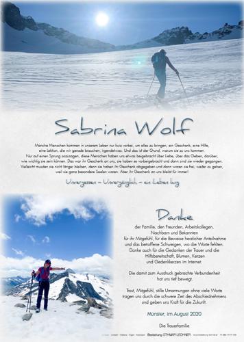 Parte von Sabrina Wolf