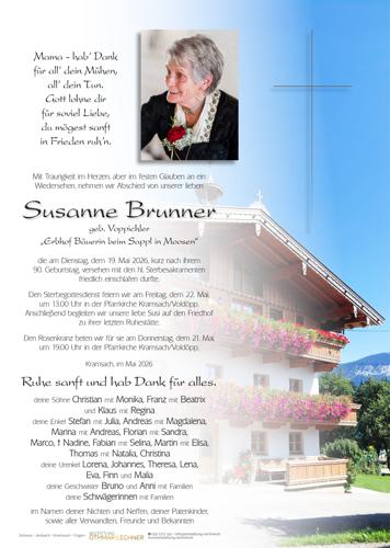 Parte von Susanne Brunner