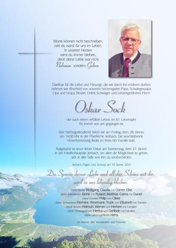 Parte von Oskar Sock