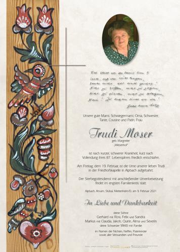 Parte von Gertrude Moser