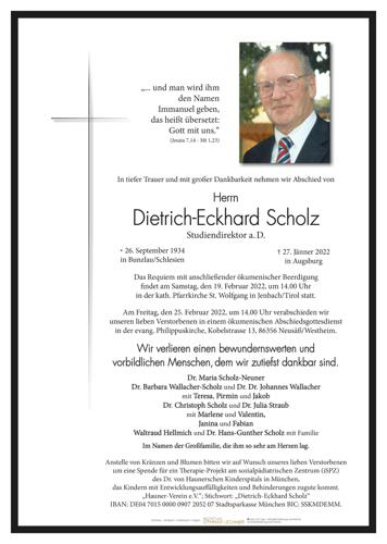 Parte von Dietrich - Eckhard Scholz