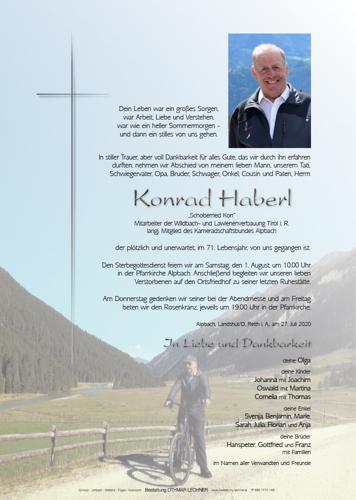 Parte von Konrad Haberl