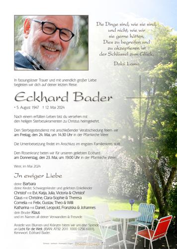 Parte von Eckhard Bader