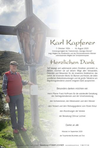 Parte von Karl Kapferer