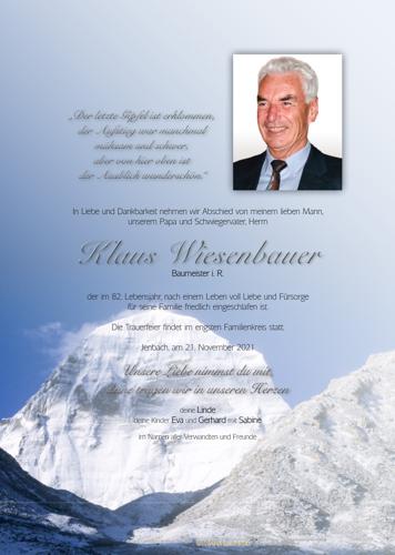 Parte von Klaus Wiesenbauer