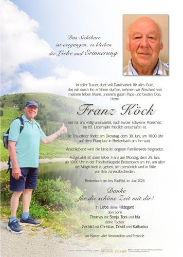 Parte von Franz Köck