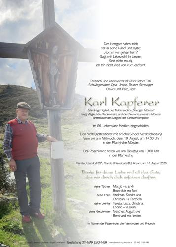 Parte von Karl Kapferer