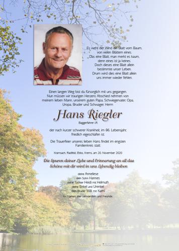 Parte von Hans Riegler