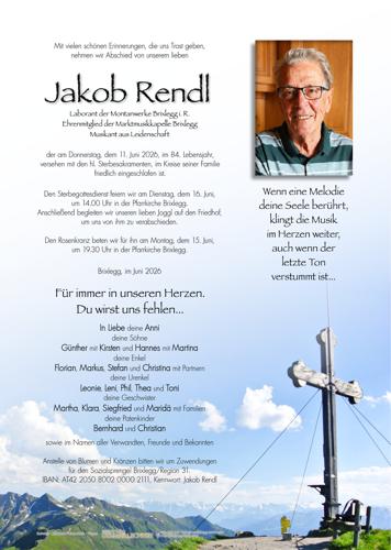 Parte von Jakob Rendl