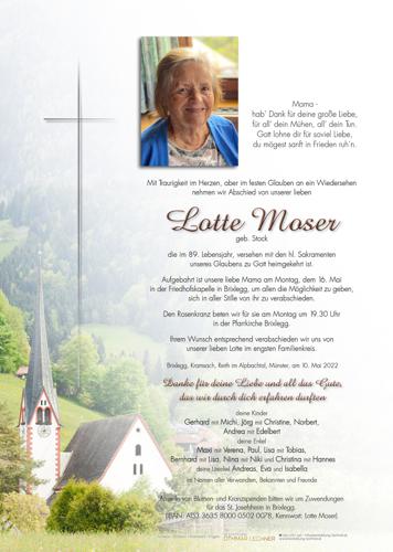 Parte von Charlotte Moser