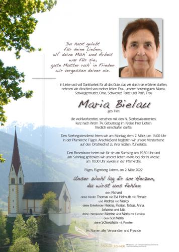 Parte von Maria Bielau