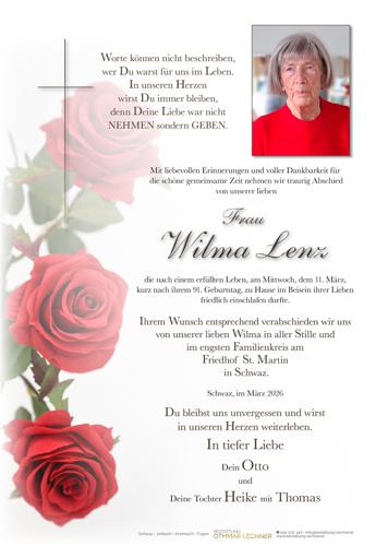 Parte von Wilma Lenz