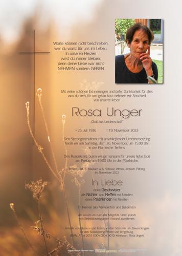 Parte von Rosa Unger