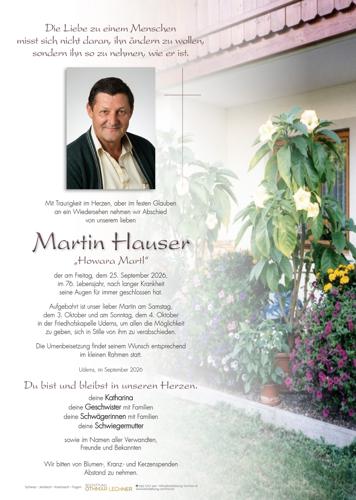 Parte von Martin Hauser
