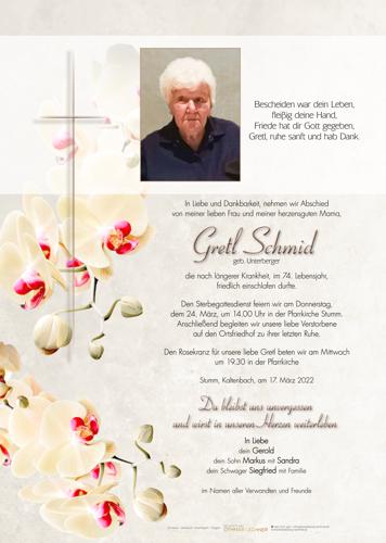 Parte von Margarethe Schmid