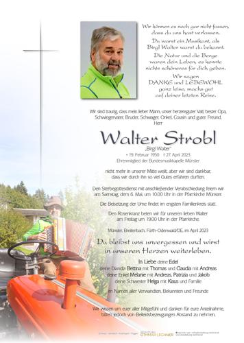 Parte von Walter Strobl