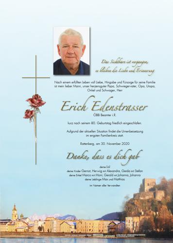 Parte von Erich Edenstrasser