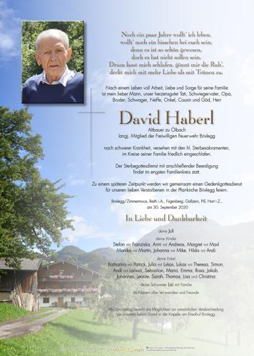 Parte von David Haberl