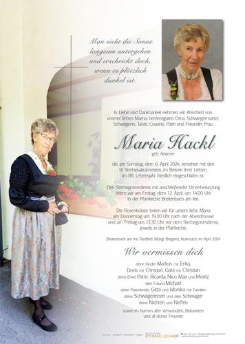 Parte von Maria Hackl