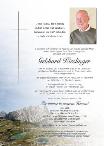 Parte von Gebhard Kieslinger