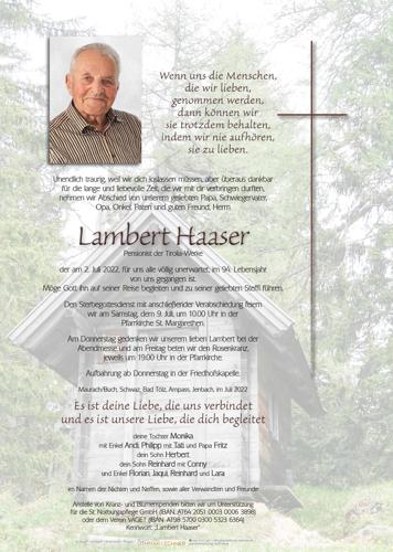 Parte von Lambert Haaser