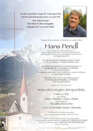 Parte von Hans Pendl