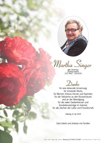 Parte von Martha Singer