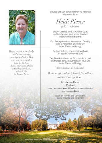 Parte von Heidi Rieser