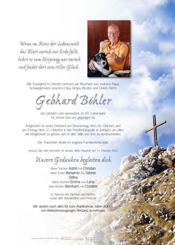 Parte von Gebhard Böhler