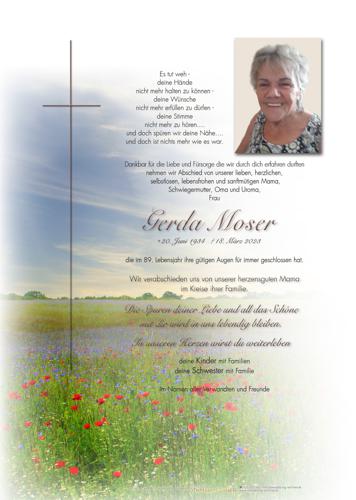 Parte von Gerda Moser