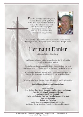 Parte von Hermann Danler
