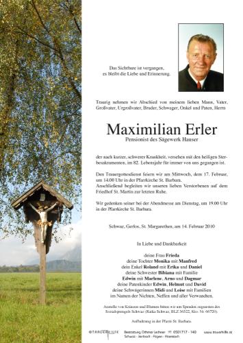Parte von Maximilian Erler