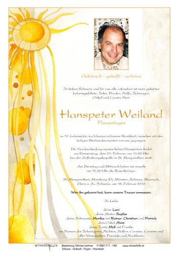Parte von Hanspeter Weiland