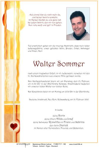 Parte von Walter Sommer