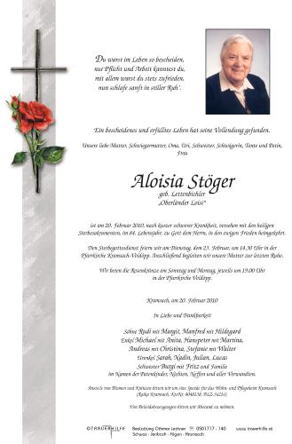 Parte von Aloisia Stöger