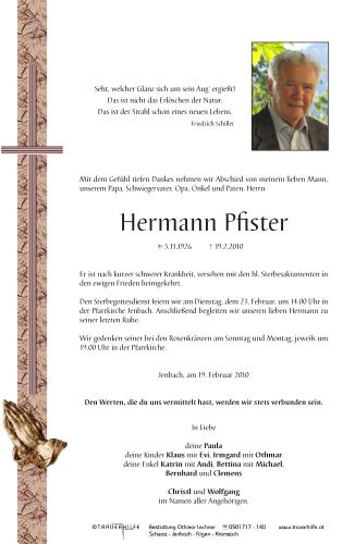 Parte von Hermann Pfister