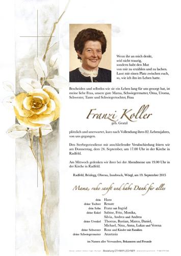 Parte von Franziska Koller