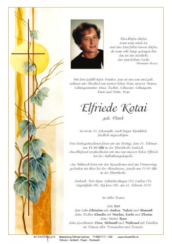 Parte von Eflriede Kotai