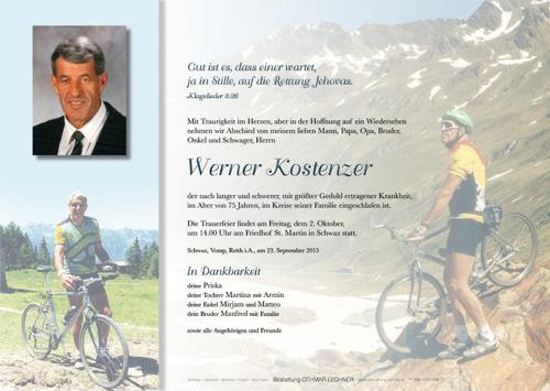 Parte von Werner Kostenzer