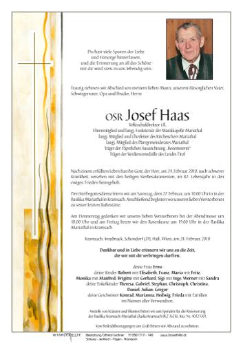 Parte von Josef Haas