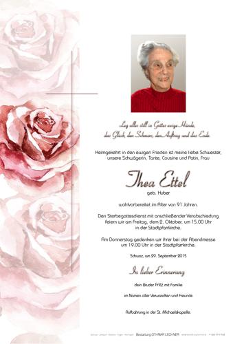 Parte von Dorothea Ettel