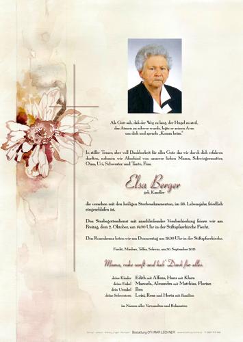 Parte von Elsa Berger