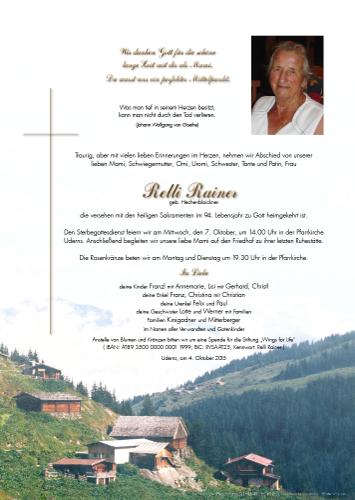 Parte von Aurelia (Relli) Rainer