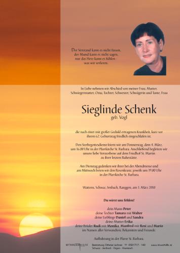 Parte von Sieglinde Schenk