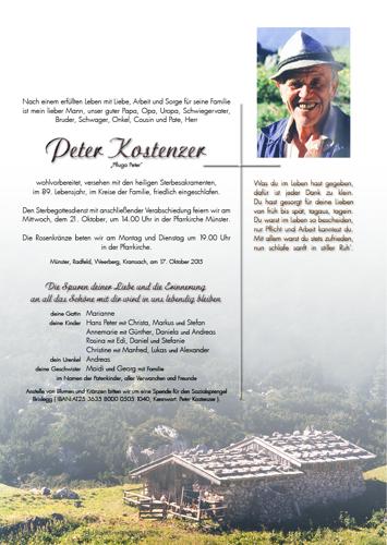 Parte von Peter Kostenzer