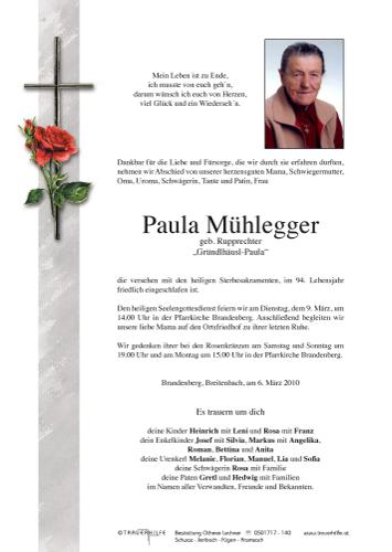 Parte von Paula Mühlegger