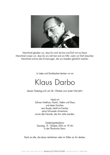 Parte von Dkfm. Darbo Klaus KR