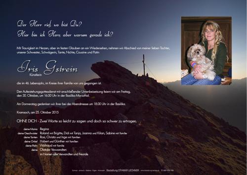 Parte von Iris Gstrein